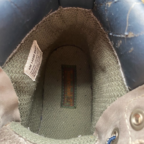 Timberland Grey and Navy Women’s Work Boots - Picture 7 of 9